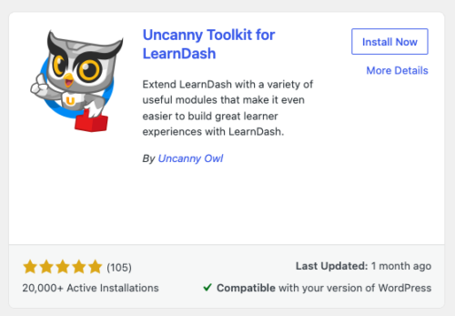 Install the Uncanny Toolkit for LearnDash - Uncanny Owl