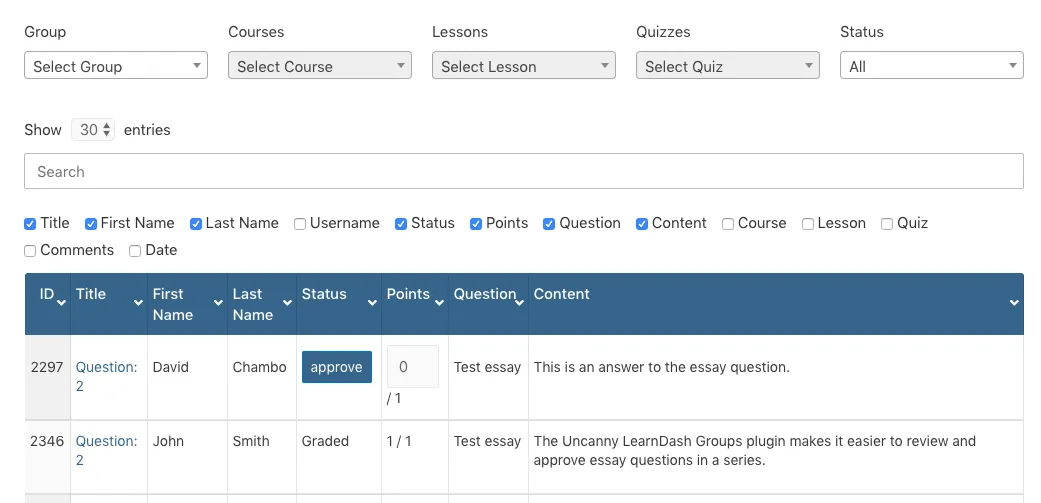 LearnDash Groups for Tin Canny LearnDash Reporting Plugin