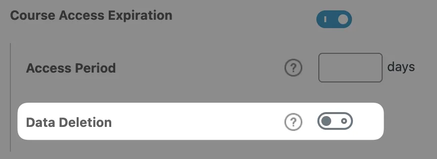 LearnDash Data Deletion