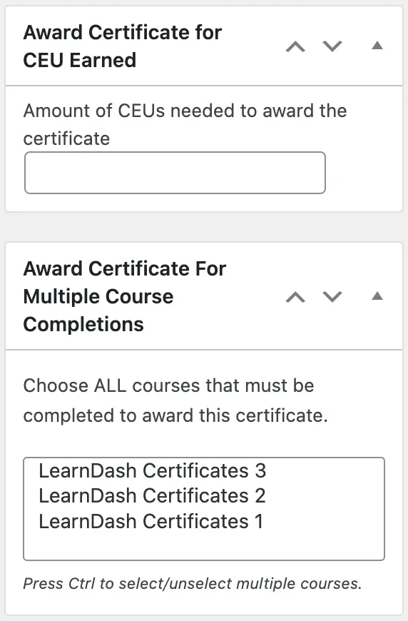 Uncanny CEUs Certificate for Multiple Course Completion