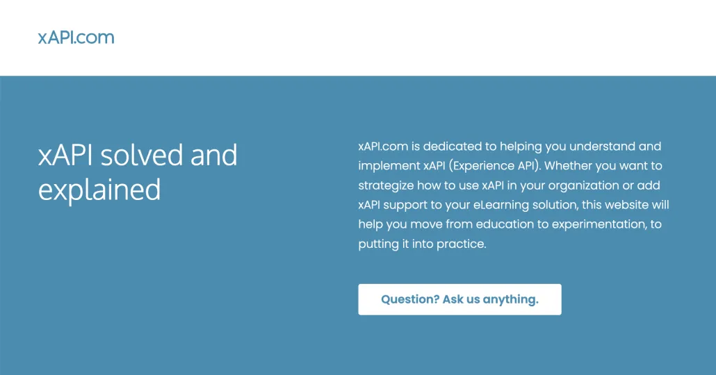 xapi-homepage